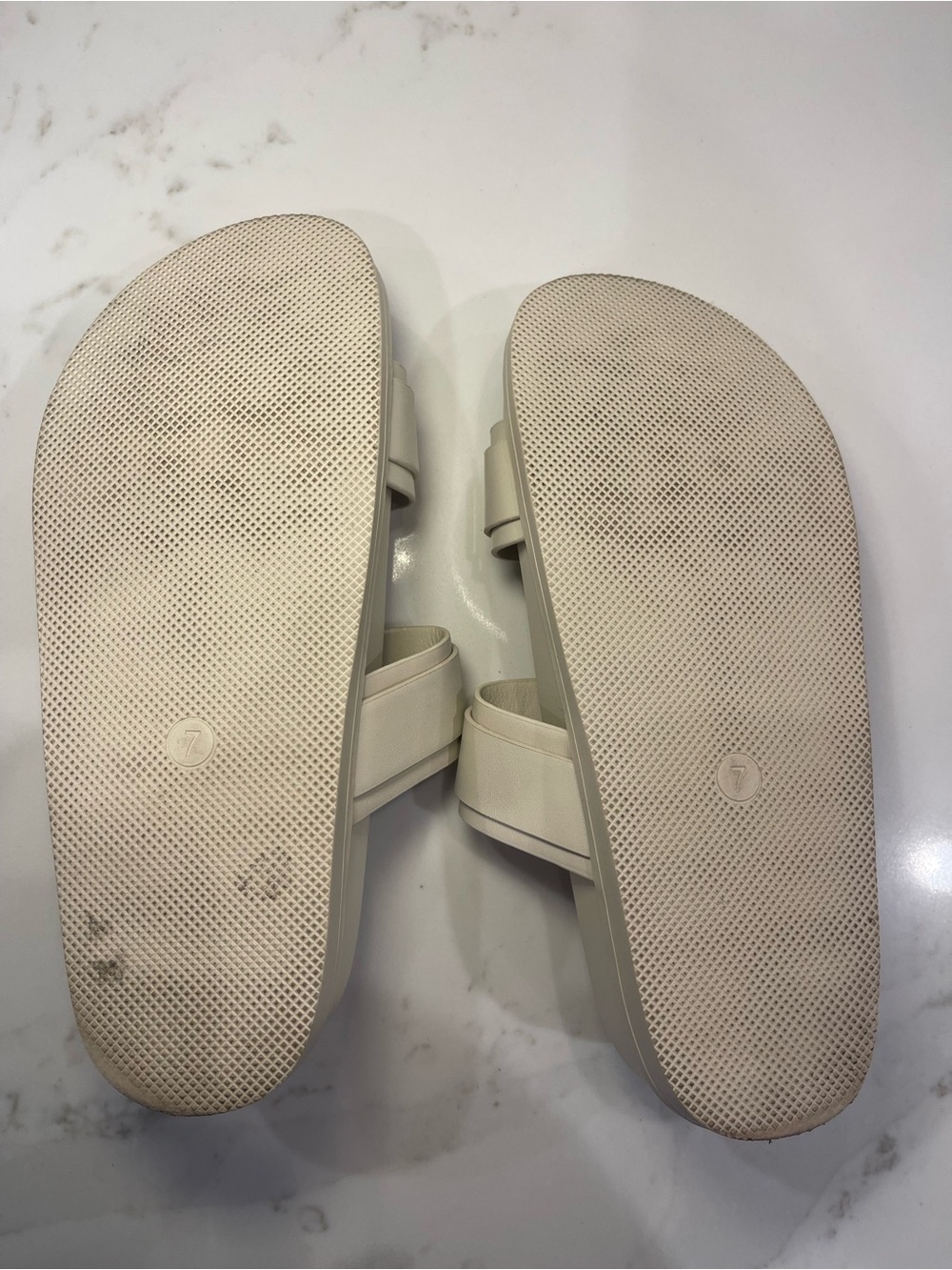a.new.day Ivory Double Strap Slide Sandals - Picture 7 of 11